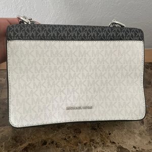 MICHAEL Michael Kors Black and White Shoulder Bag